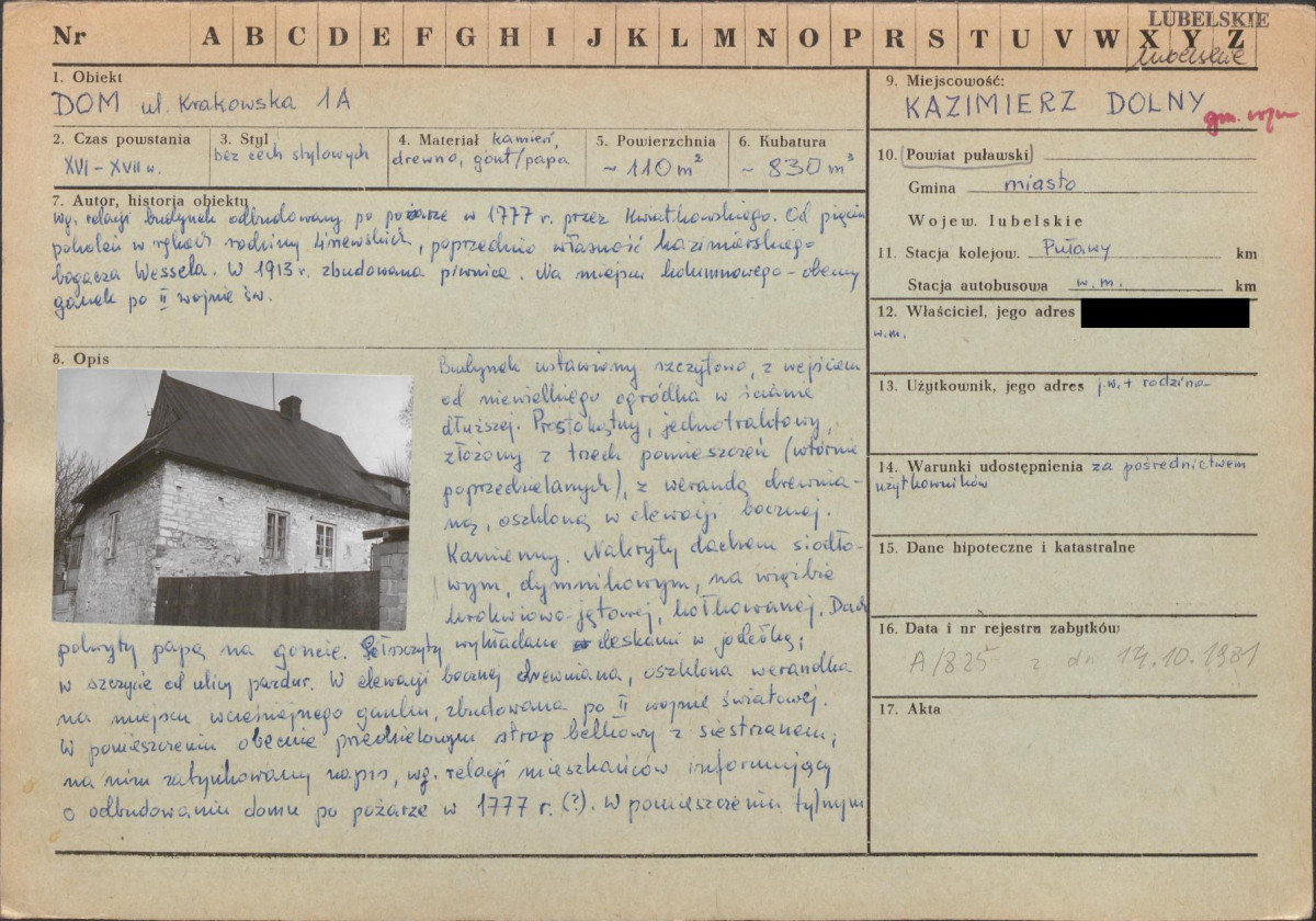 KZ - Karta zielona, skan nr 1