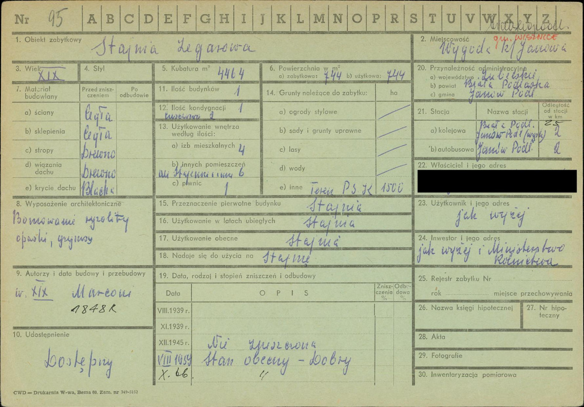 KZ - Karta zielona, skan nr 1