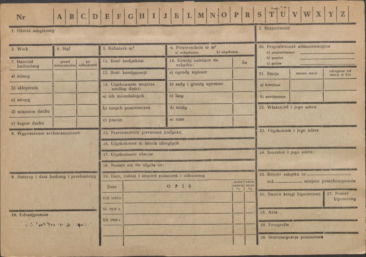KZ - Karta zielona, skan nr 1