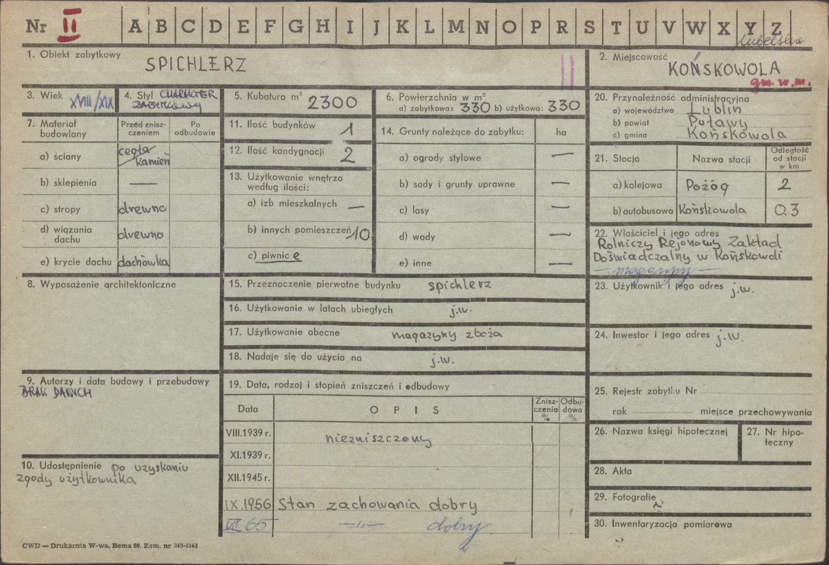 KZ - Karta zielona, skan nr 1