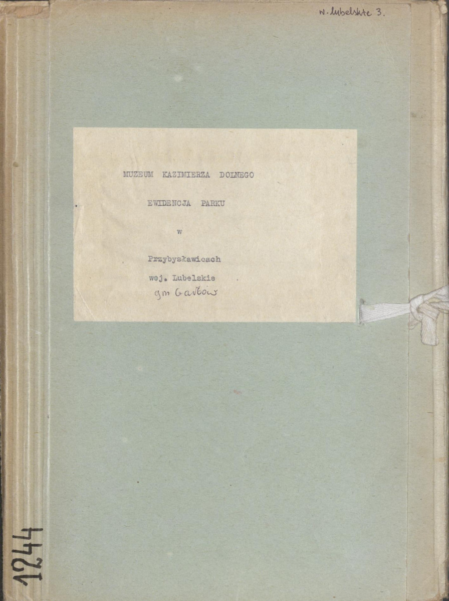 Ewidencja parkowa, skan nr 1