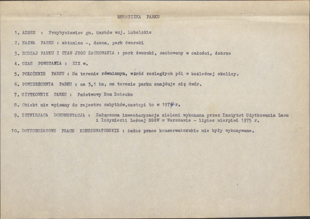 Ewidencja parkowa, skan nr 6