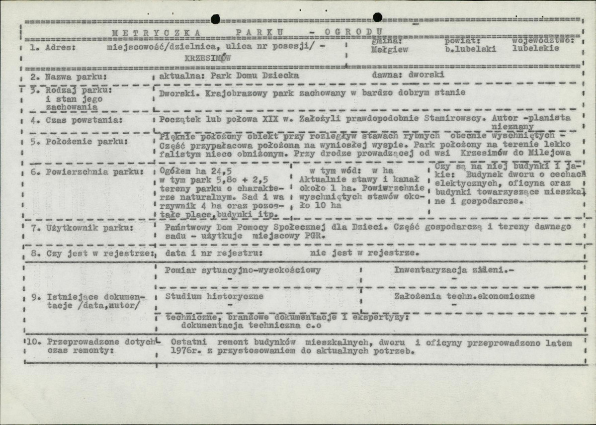 Ewidencja parkowa, skan nr 5