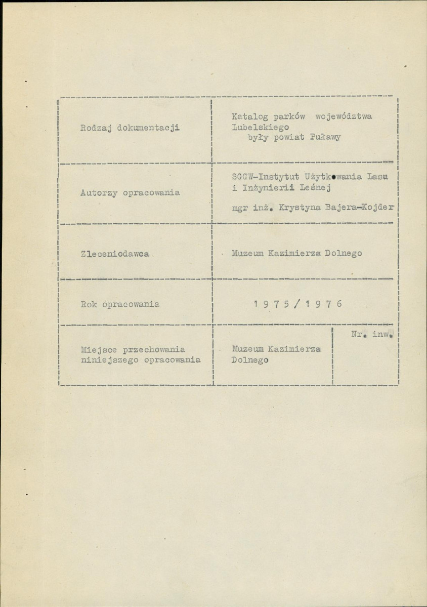 Ewidencja parkowa, skan nr 29