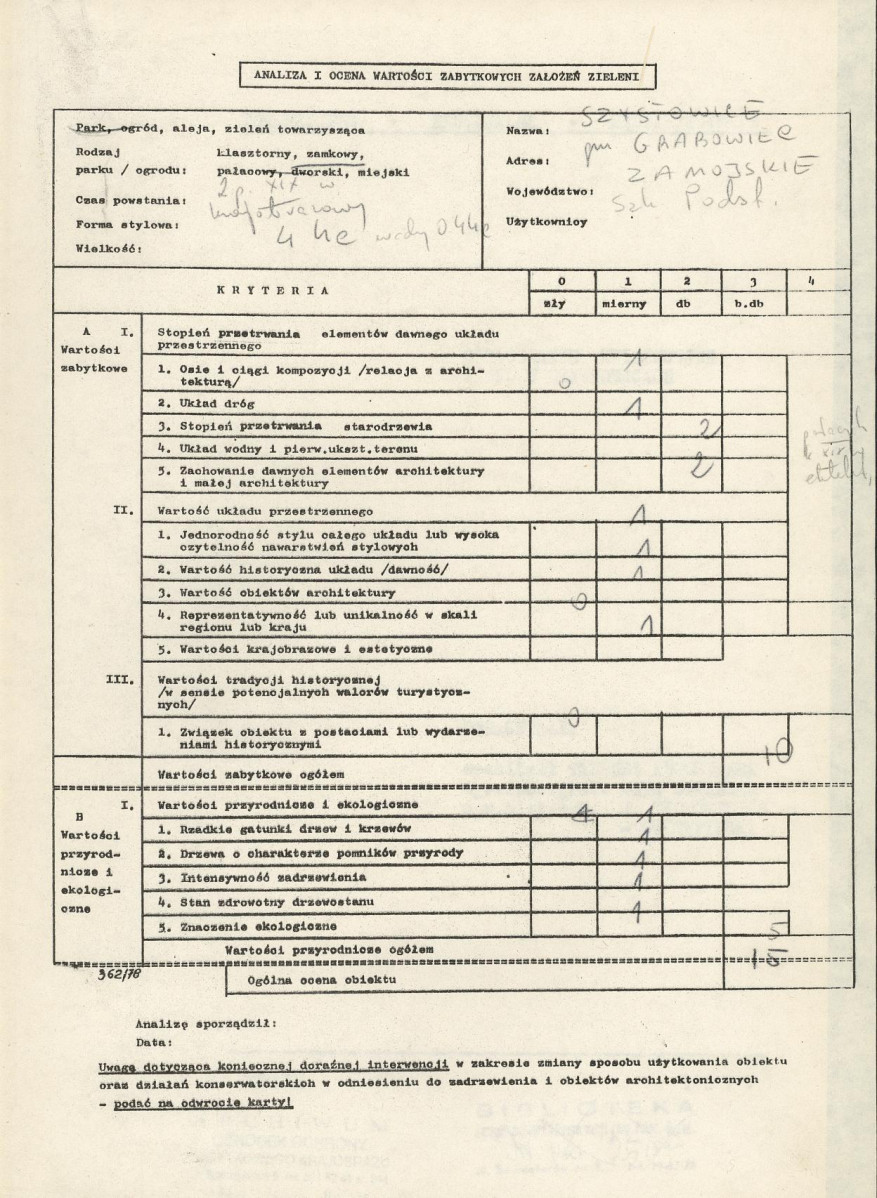 EP - Ewidencja parkowa, skan nr 3