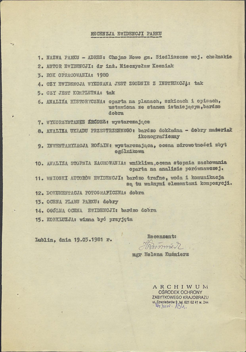 Ewidencja parkowa, skan nr 6