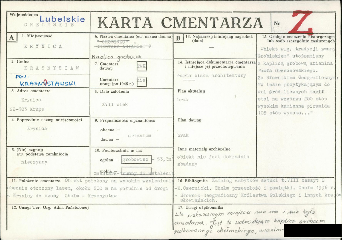 KB - Karta biała, skan nr 1