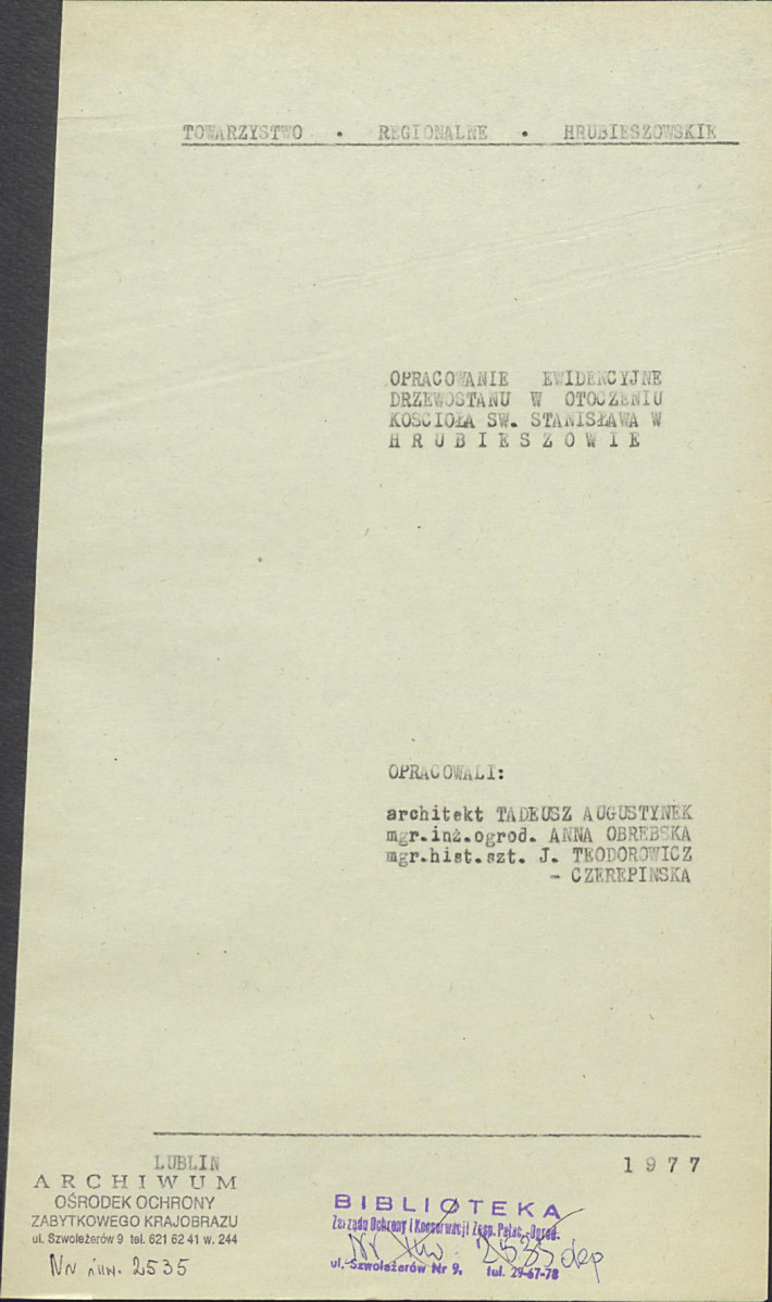 Ewidencja parkowa, skan nr 4