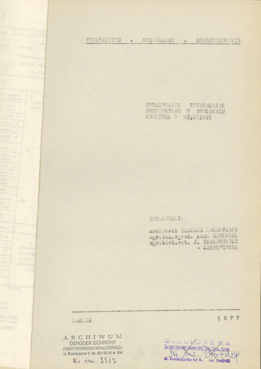 EP - Ewidencja parkowa, skan nr 4