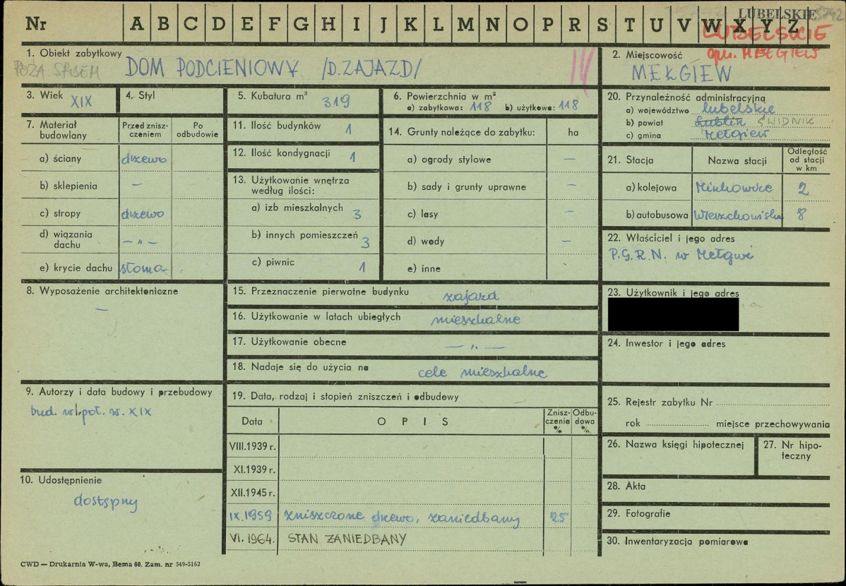KZ - Karta zielona, skan nr 1