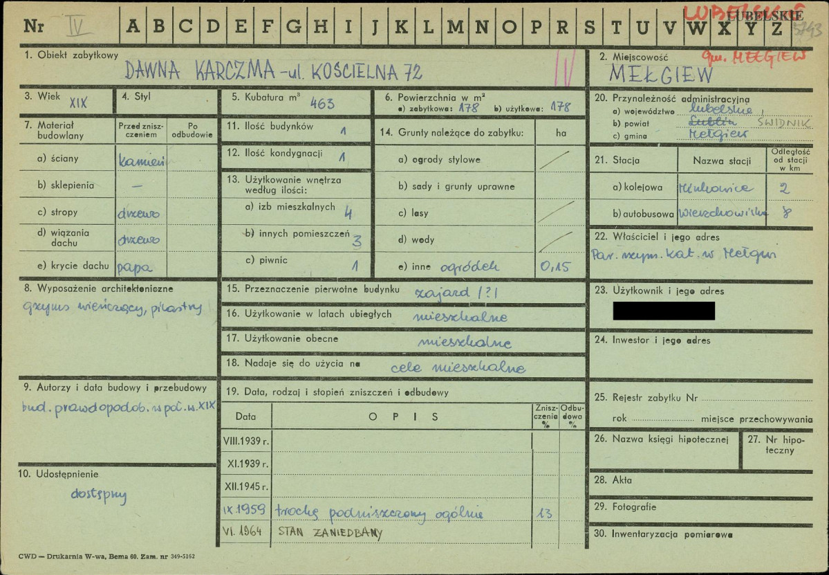 KZ - Karta zielona, skan nr 1