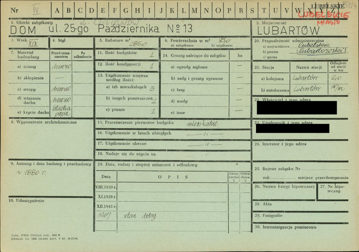 KZ - Karta zielona, skan nr 1