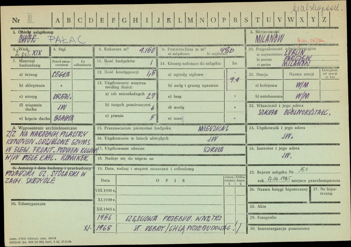 KZ - Karta zielona, skan nr 1