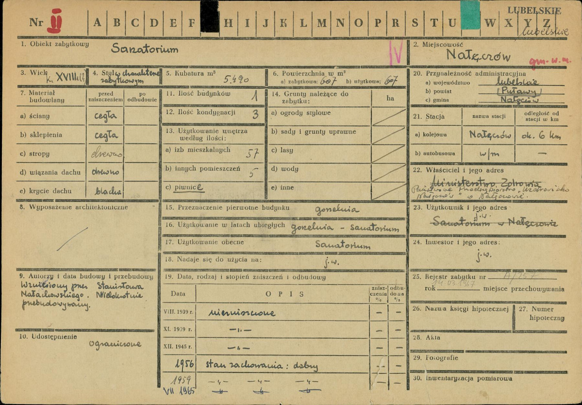 KZ - Karta zielona, skan nr 1