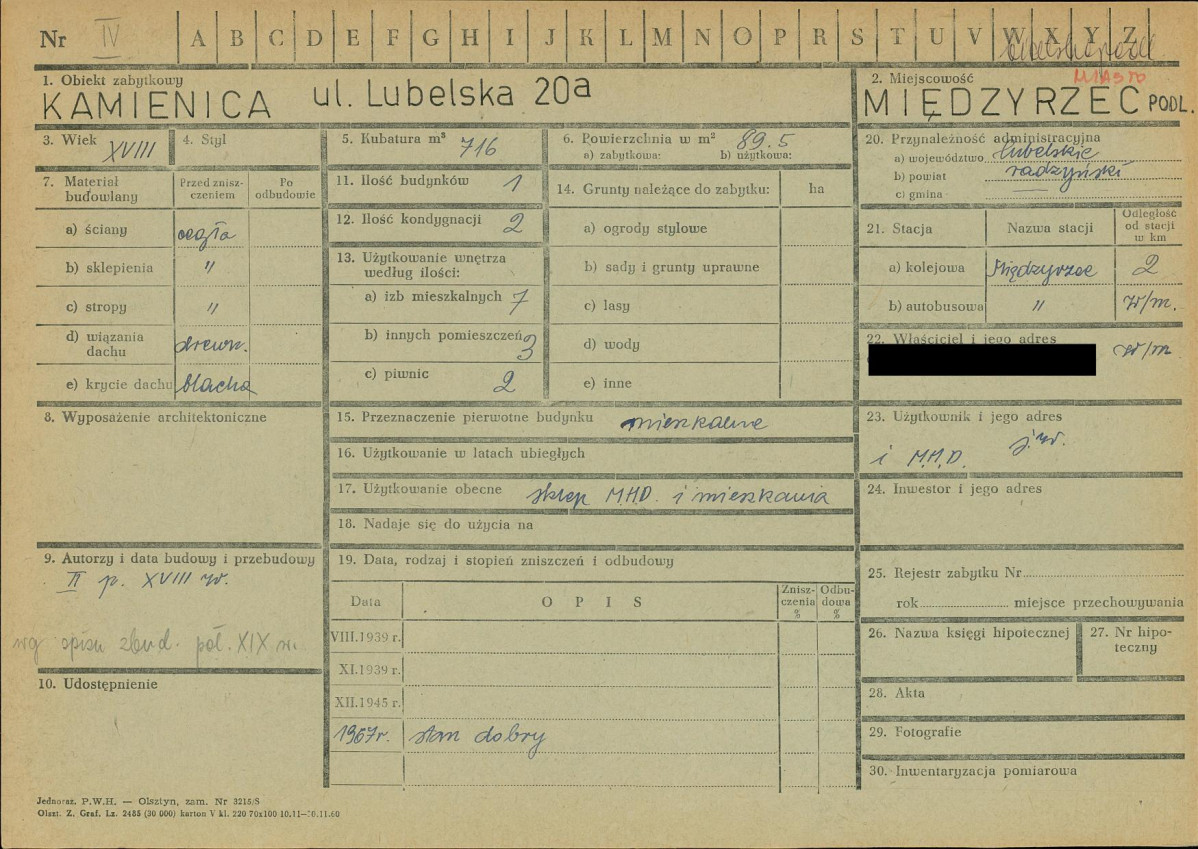 KZ - Karta zielona, skan nr 1