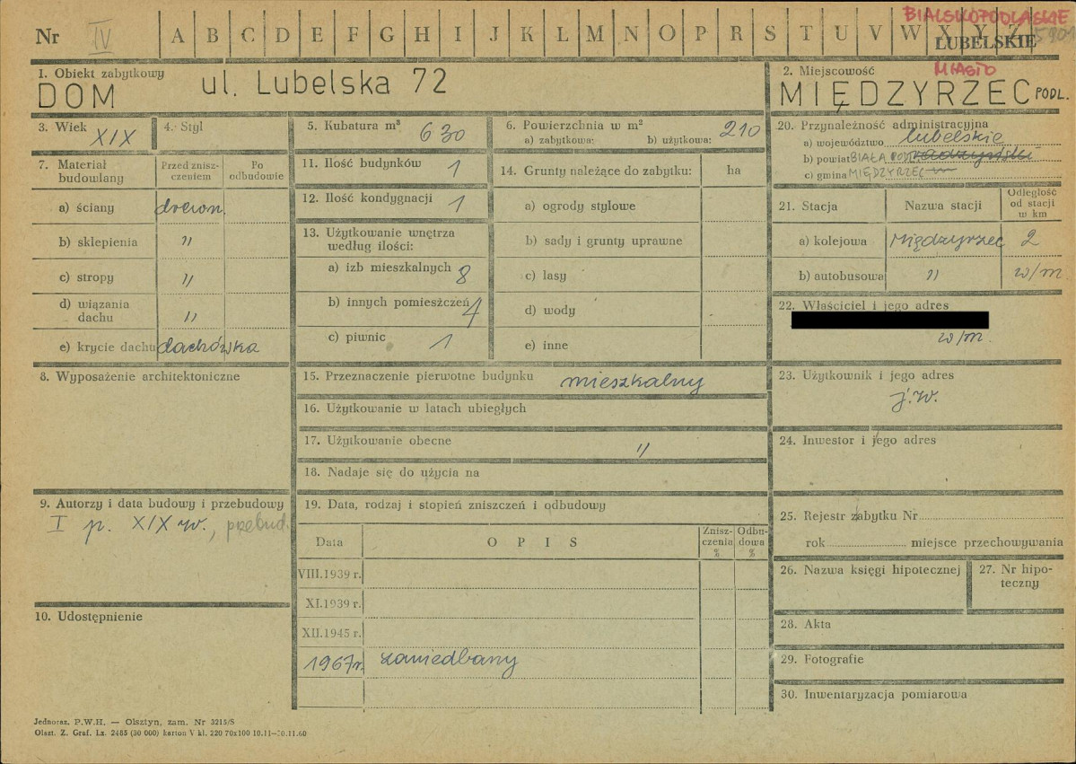 KZ - Karta zielona, skan nr 1