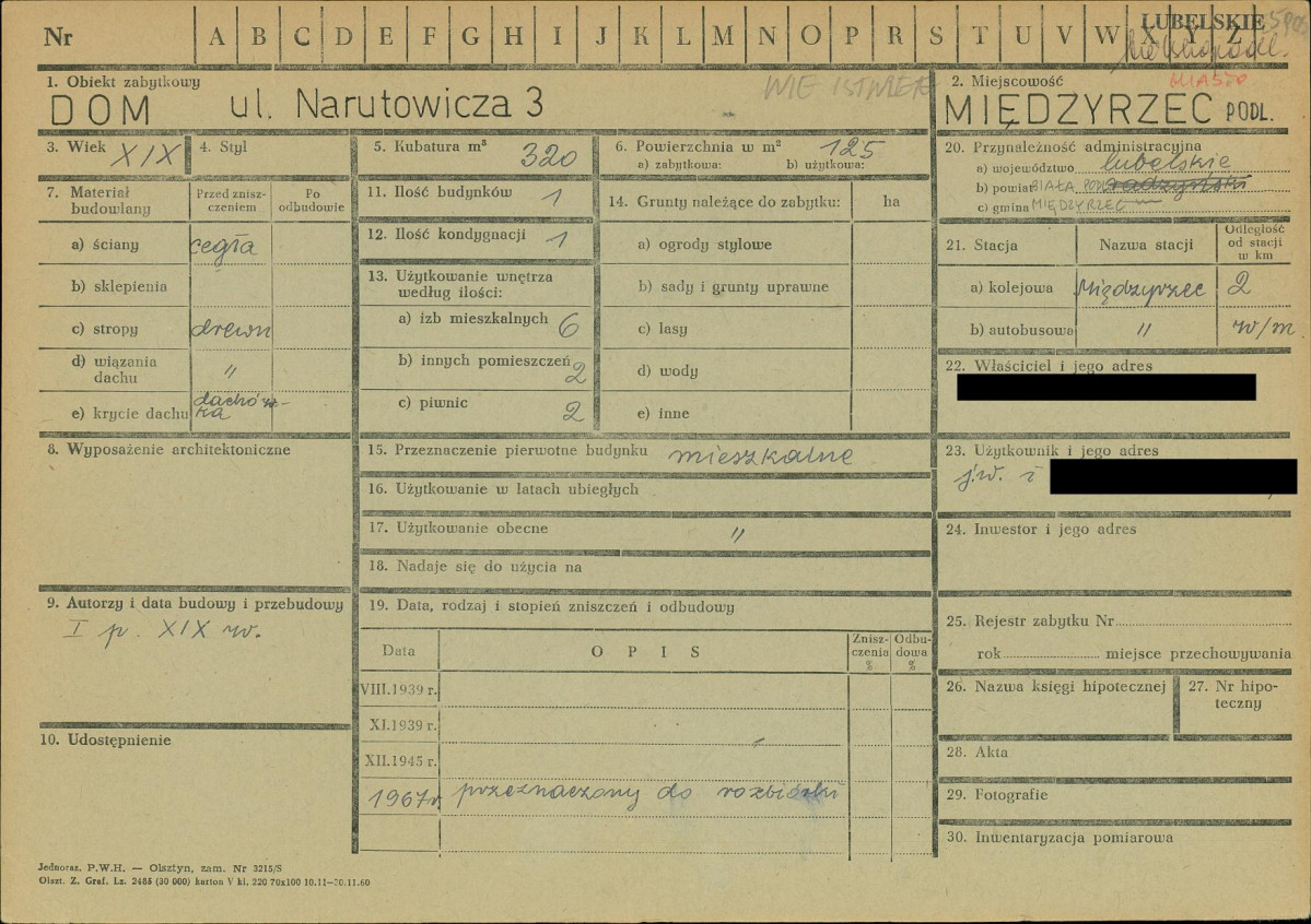 KZ - Karta zielona, skan nr 1