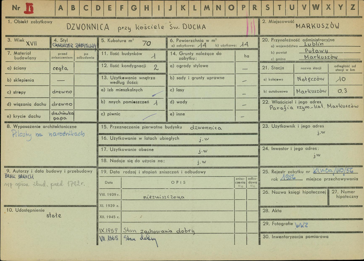 KZ - Karta zielona, skan nr 1