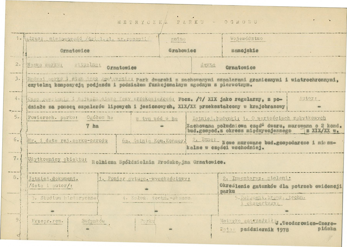 EP - Ewidencja parkowa, skan nr 6