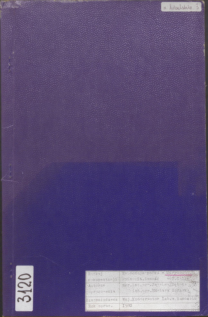 EP - Ewidencja parkowa, skan nr 1