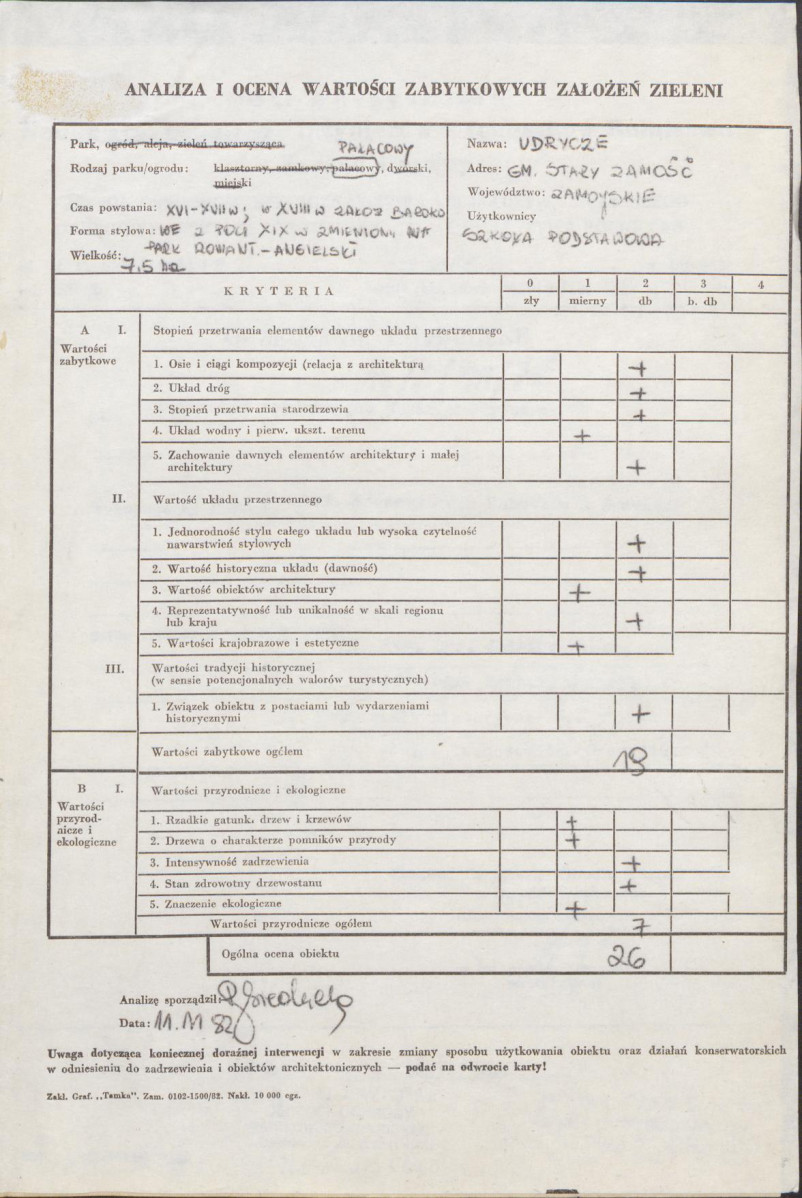 EP - Ewidencja parkowa, skan nr 3