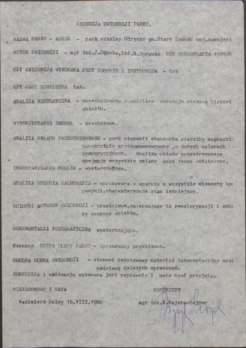 EP - Ewidencja parkowa, skan nr 6