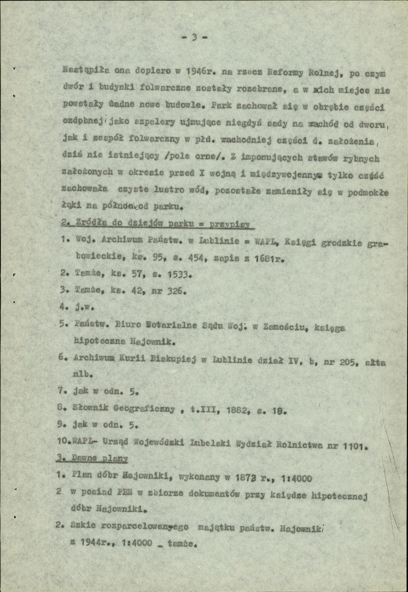 EP - Ewidencja parkowa, skan nr 9