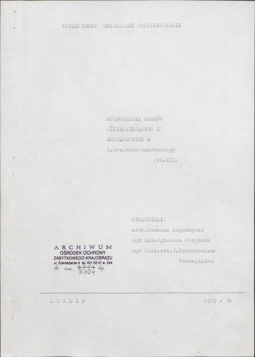 Ewidencja parkowa, skan nr 3