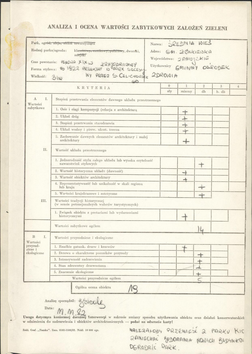 EP - Ewidencja parkowa, skan nr 3