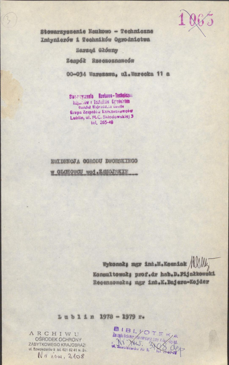 Ewidencja parkowa, skan nr 5