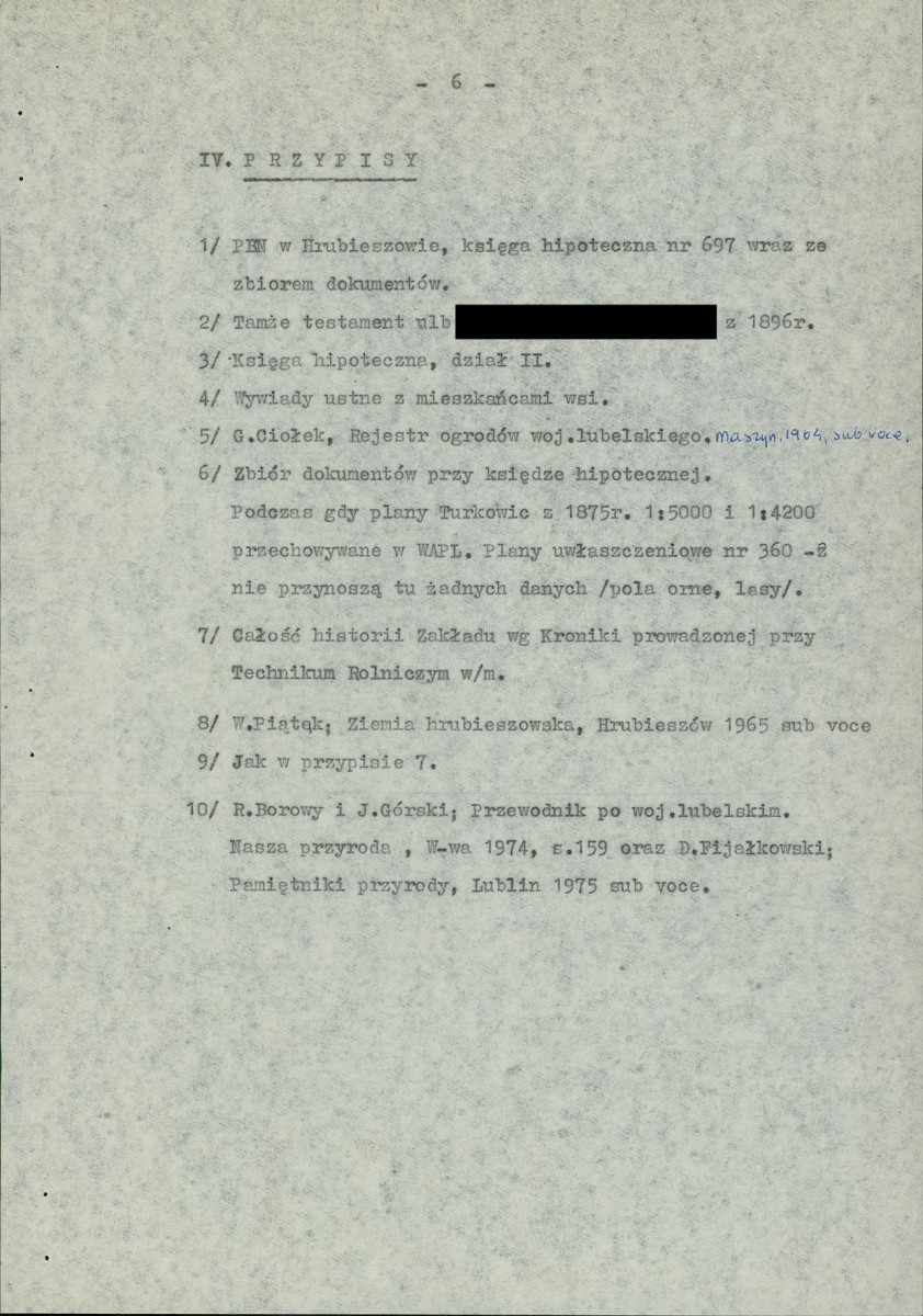 EP - Ewidencja parkowa, skan nr 10