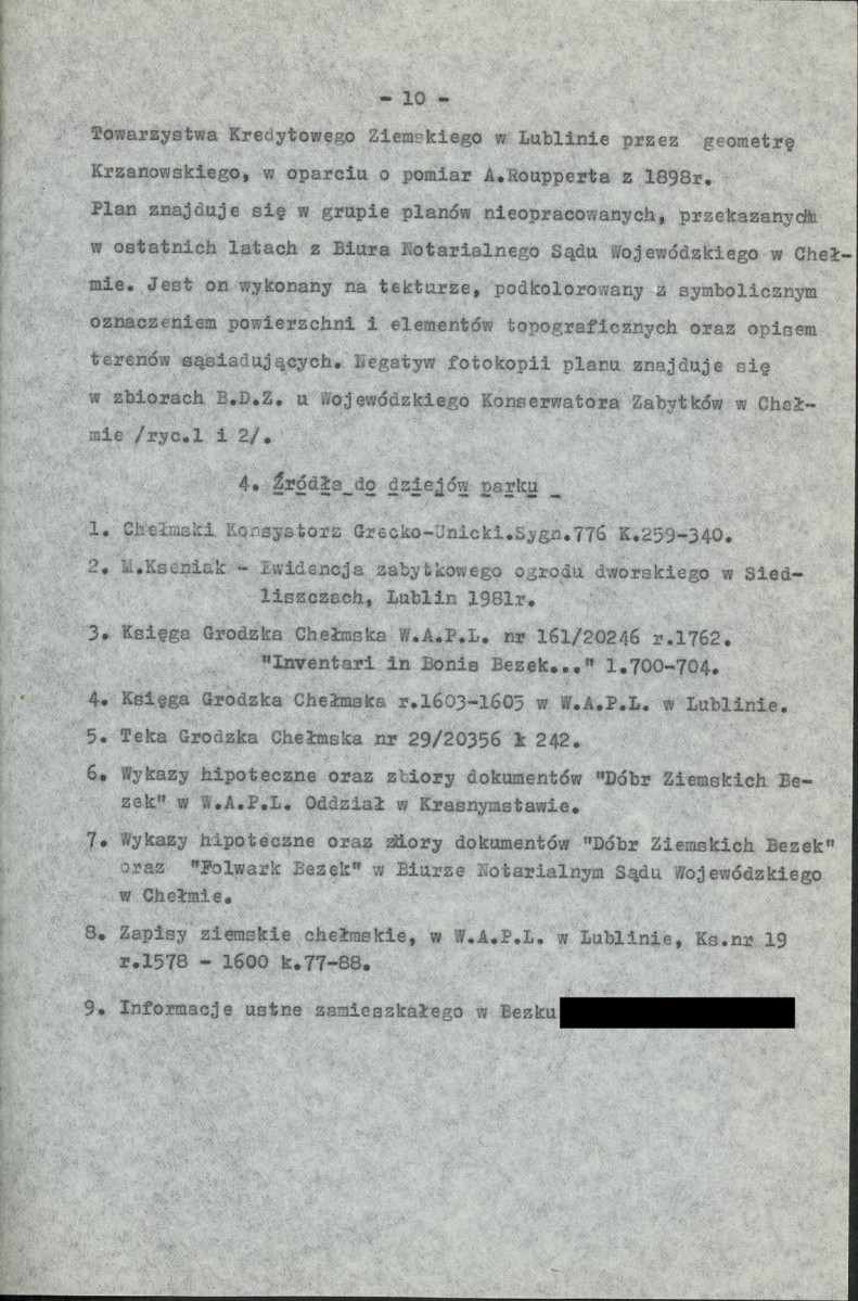 EP - Ewidencja parkowa, skan nr 19