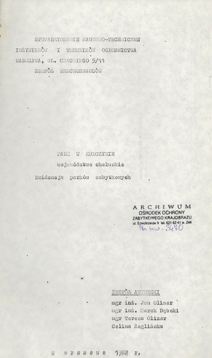 EP - Ewidencja parkowa, skan nr 8