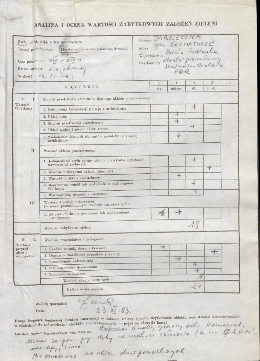 Ewidencja parkowa, skan nr 3