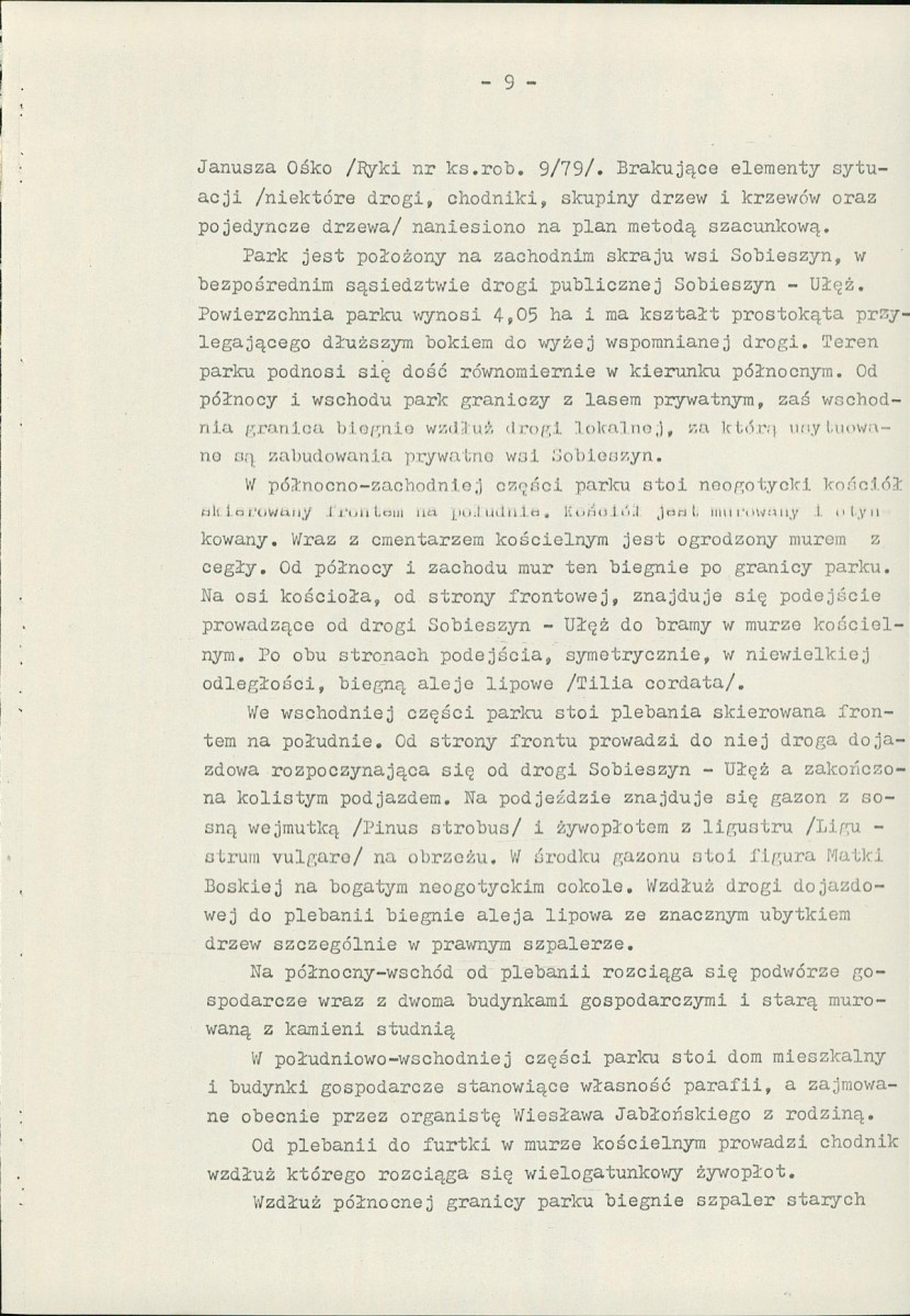 EP - Ewidencja parkowa, skan nr 12