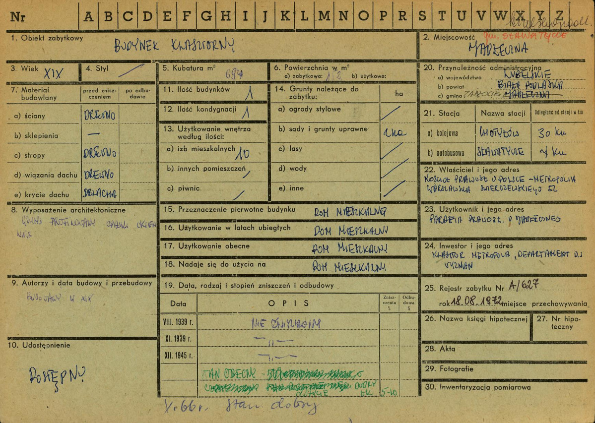 Karta zielona, skan nr 1