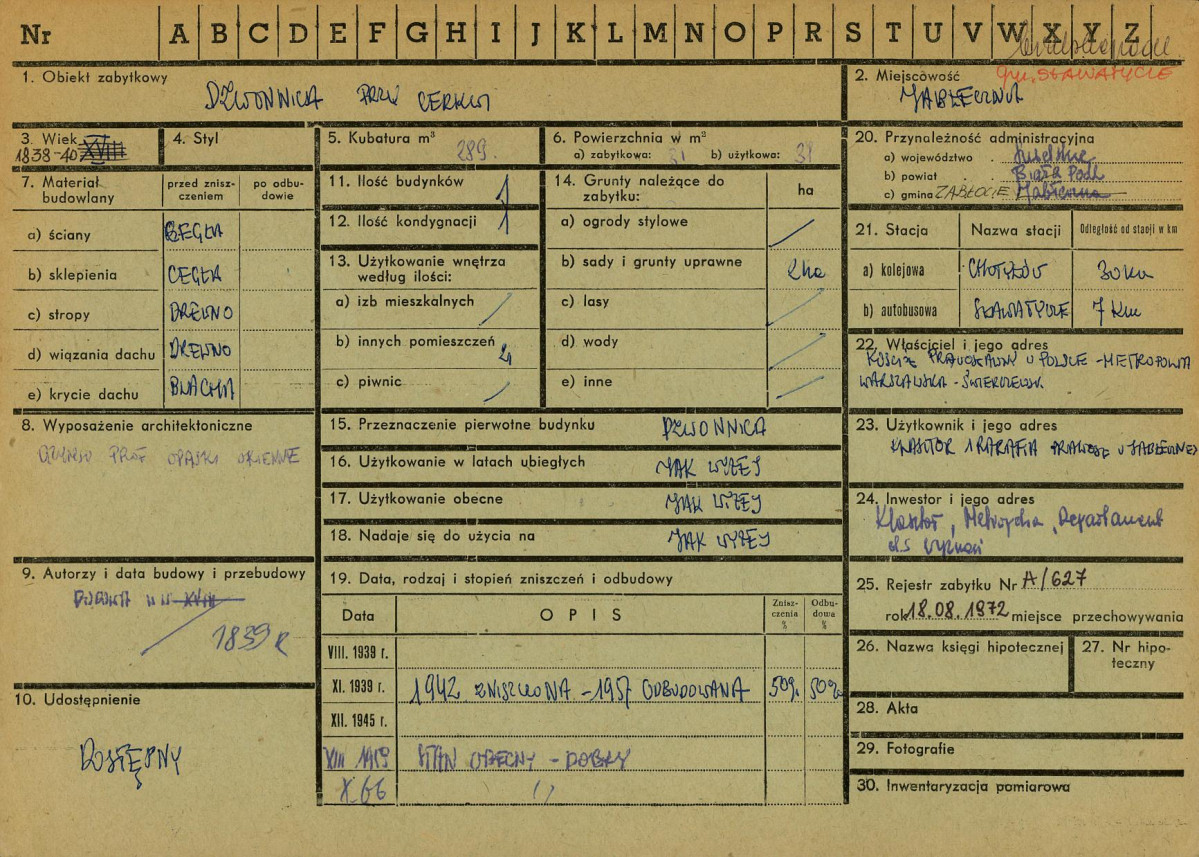 Karta zielona, skan nr 1
