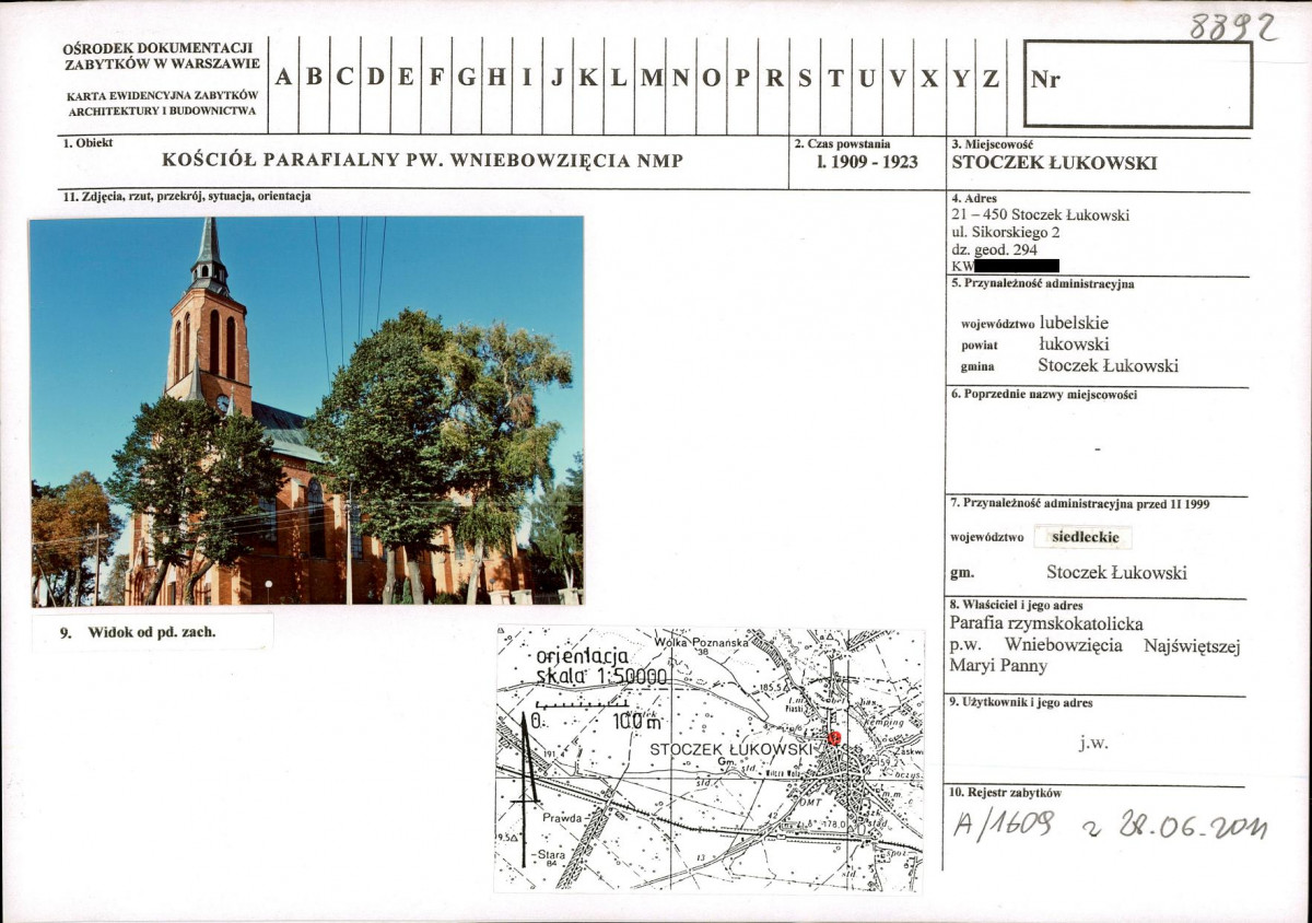KB - Karta biała, skan nr 1