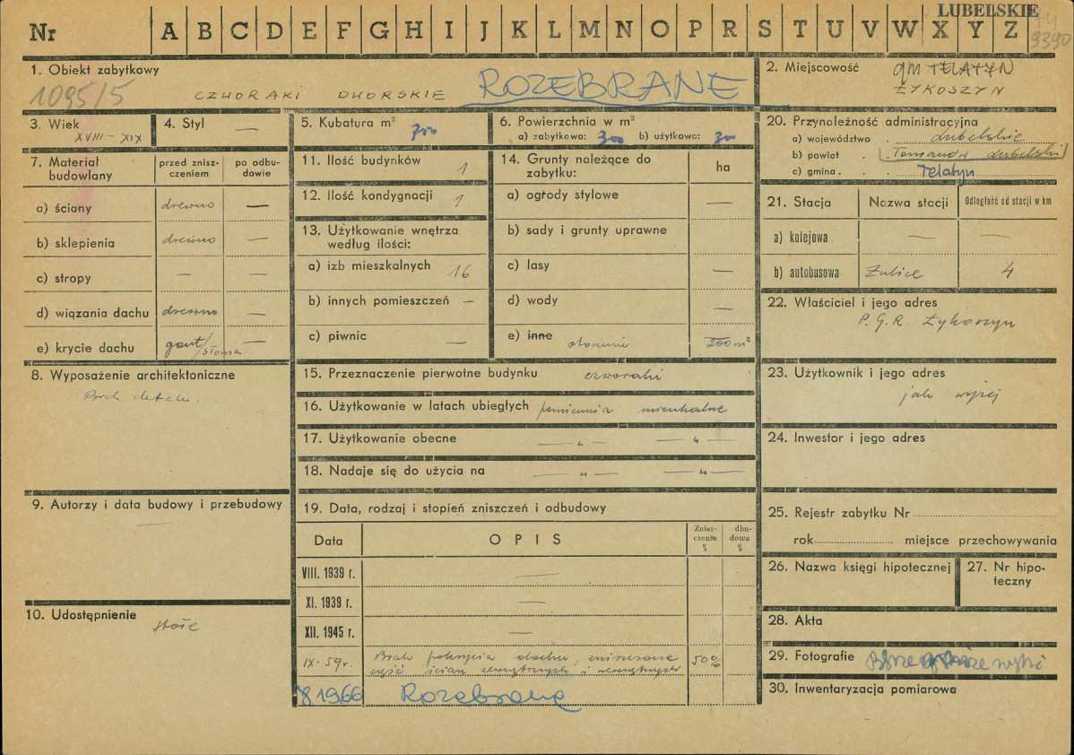 KZ - Karta zielona, skan nr 1