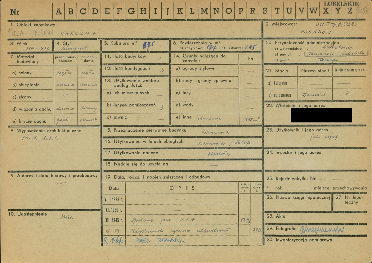 KZ - Karta zielona, skan nr 1