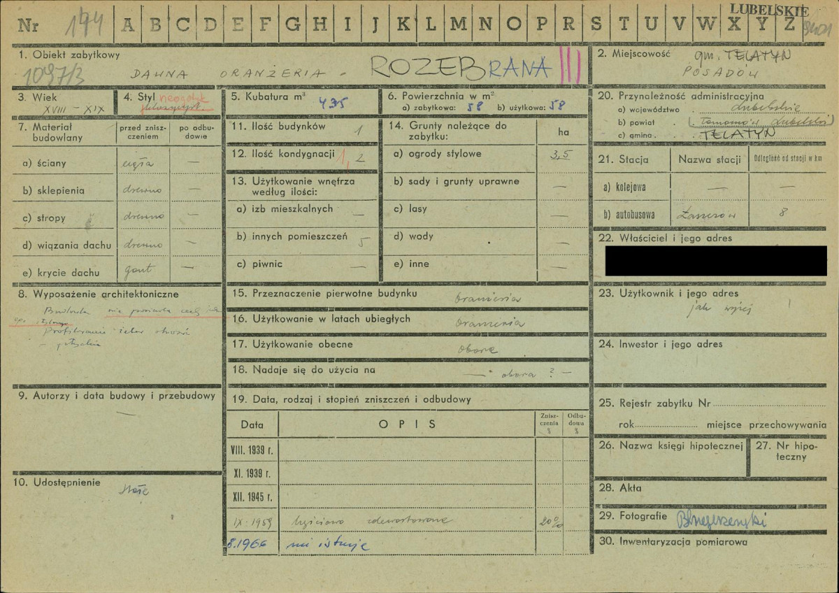 KZ - Karta zielona, skan nr 1