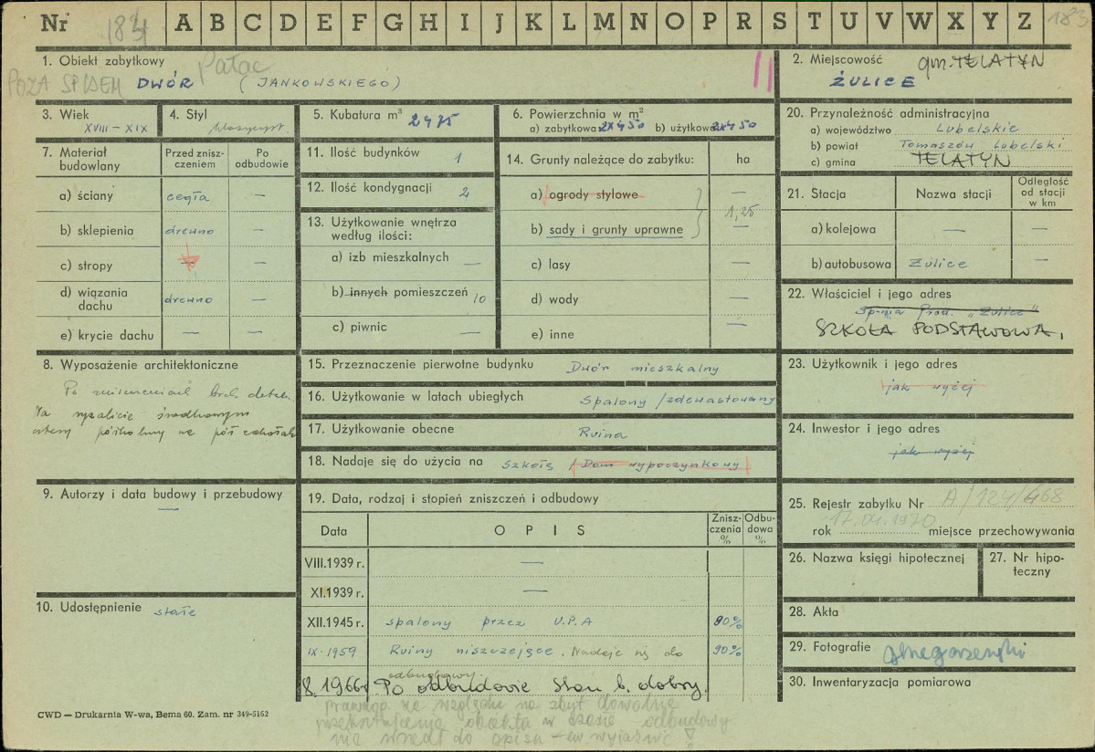 KZ - Karta zielona, skan nr 1