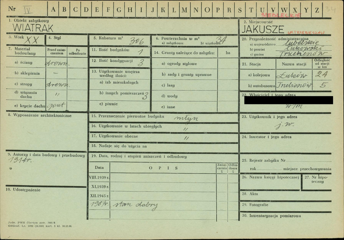 KZ - Karta zielona, skan nr 1