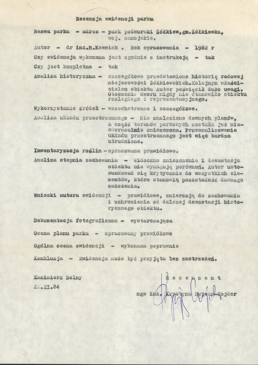 EP - Ewidencja parkowa, skan nr 4