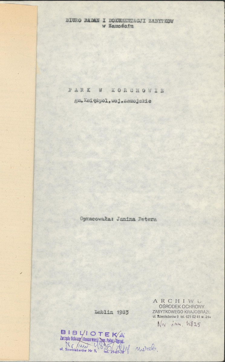 Ewidencja parkowa, skan nr 5