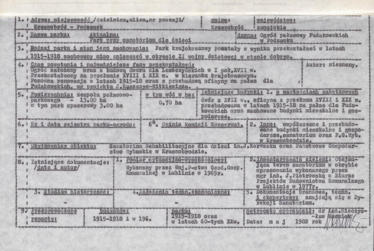 EP - Ewidencja parkowa, skan nr 8