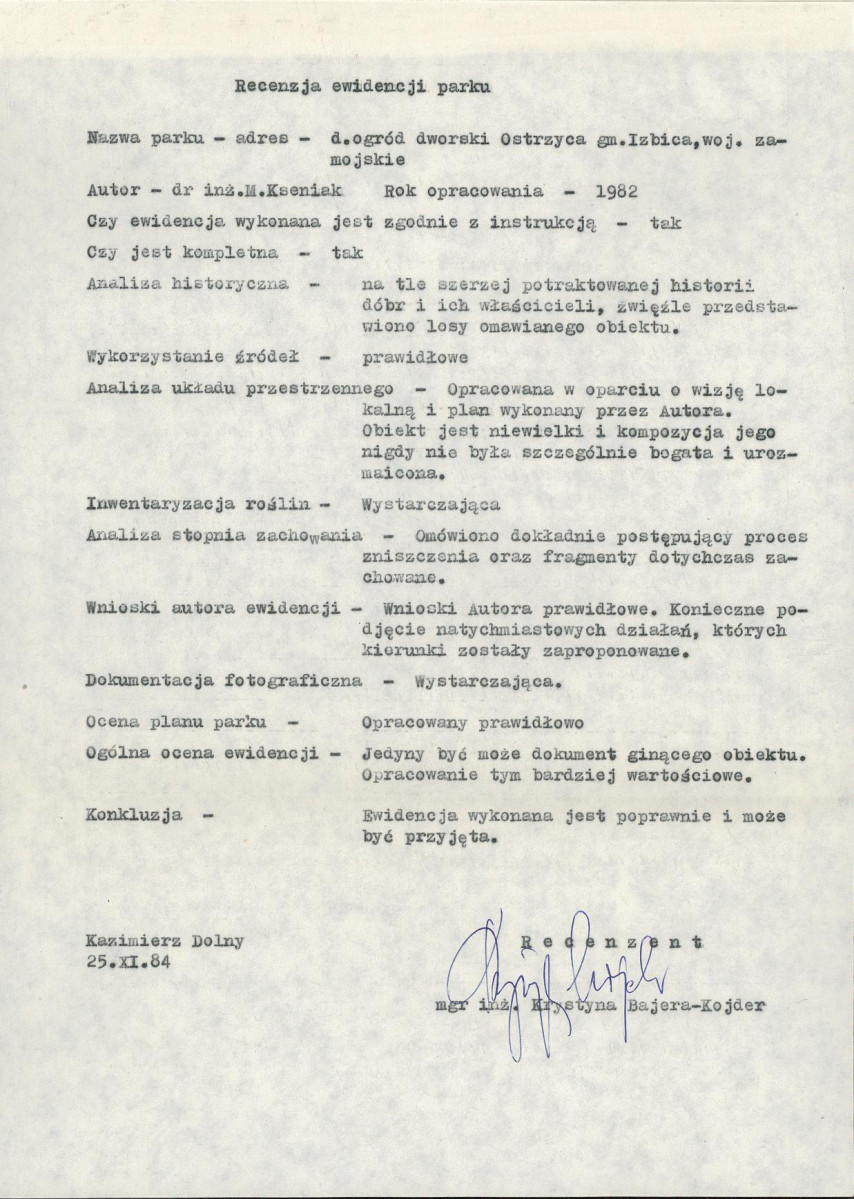 EP - Ewidencja parkowa, skan nr 5