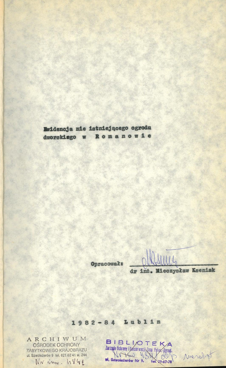 EP - Ewidencja parkowa, skan nr 6