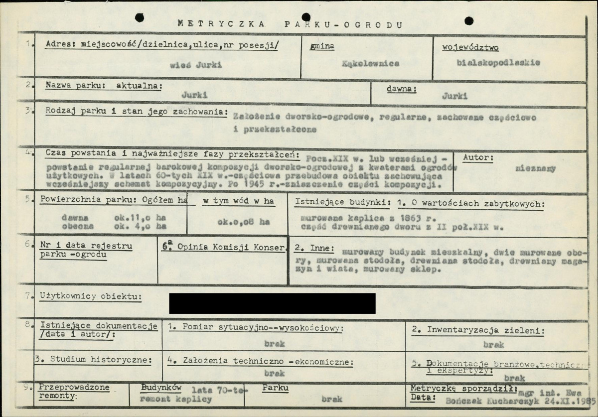 Ewidencja parkowa, skan nr 5