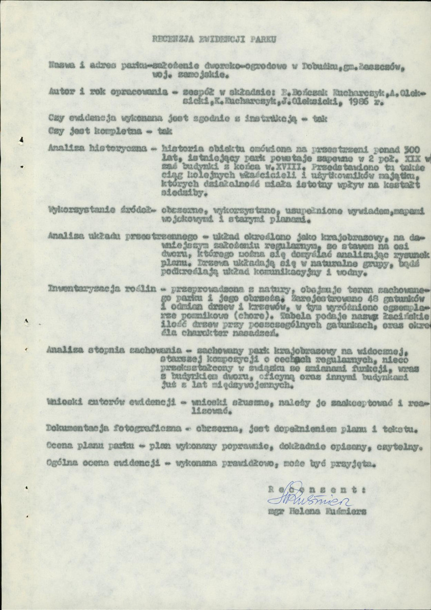 EP - Ewidencja parkowa, skan nr 4